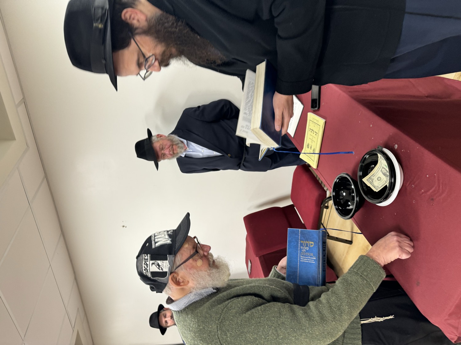 A quiet corner of the beis medrash